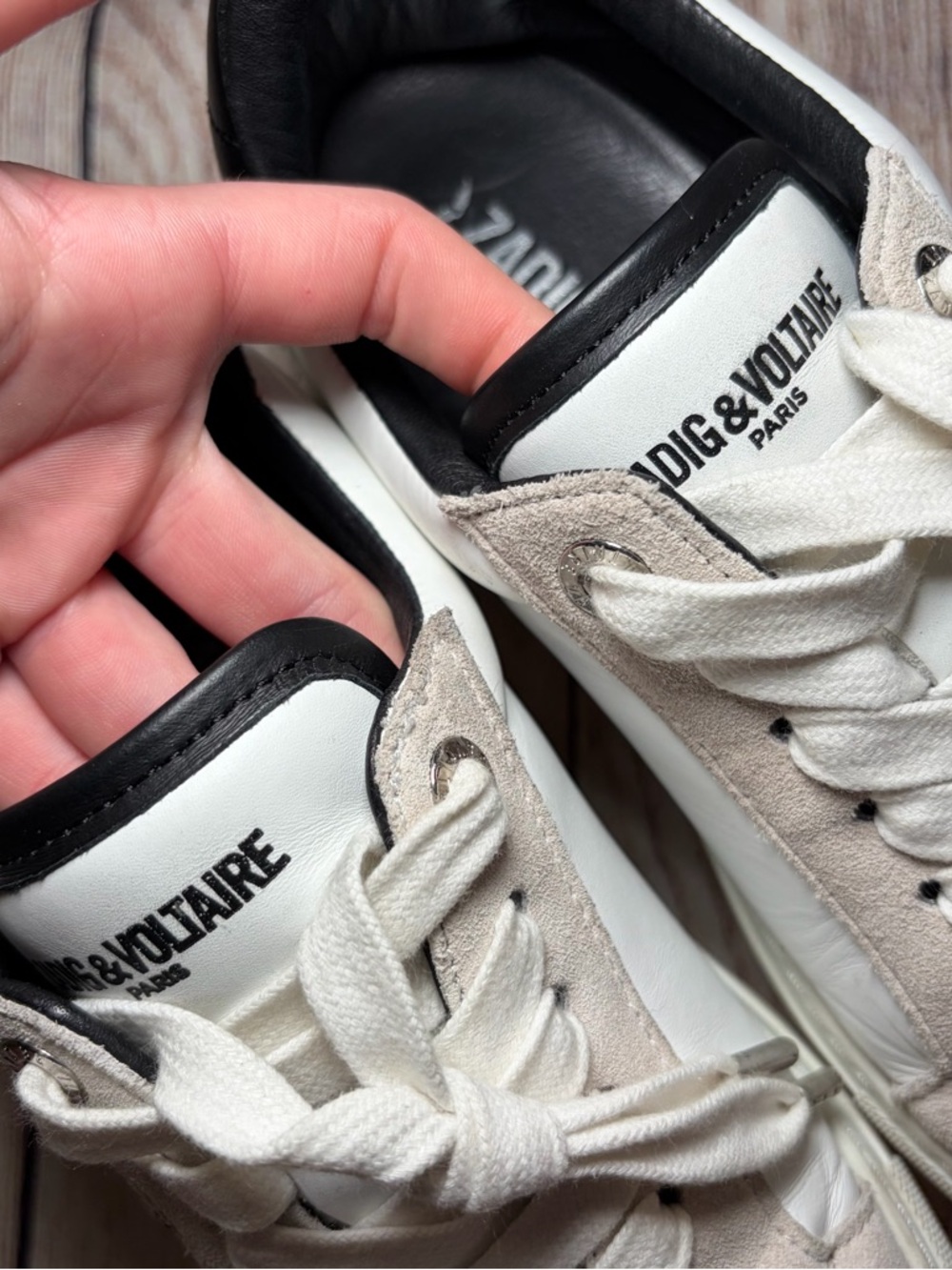 Zadig & Voltaire Heart Logo-Patch Sneakers - Picture 11 of 11